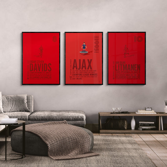 Cabeza de Johan Cruyff Póster