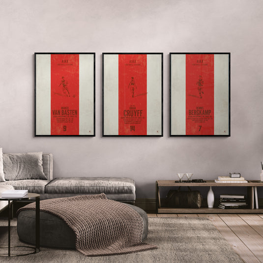 Cabeza de Johan Cruyff Póster