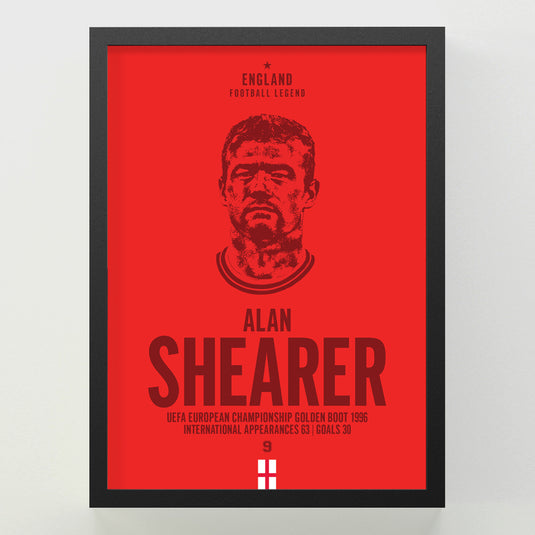 Alan Shearer Head Poster