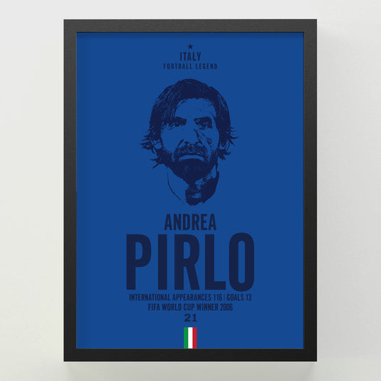 Andrea Pirlo Head Poster