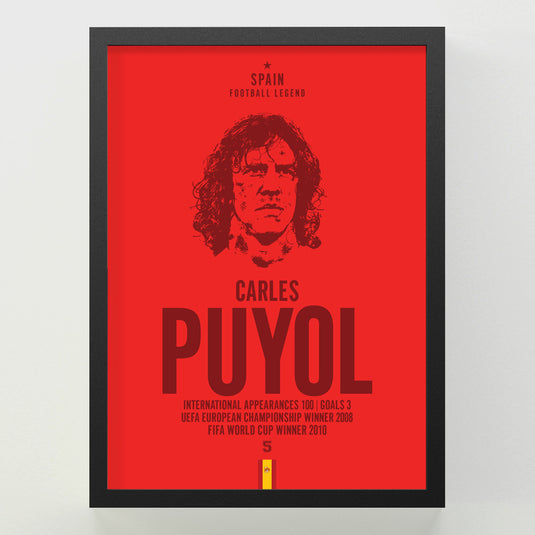 Carles Puyol Head Poster