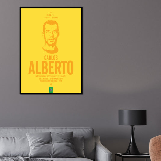 Carlos Alberto Head Poster