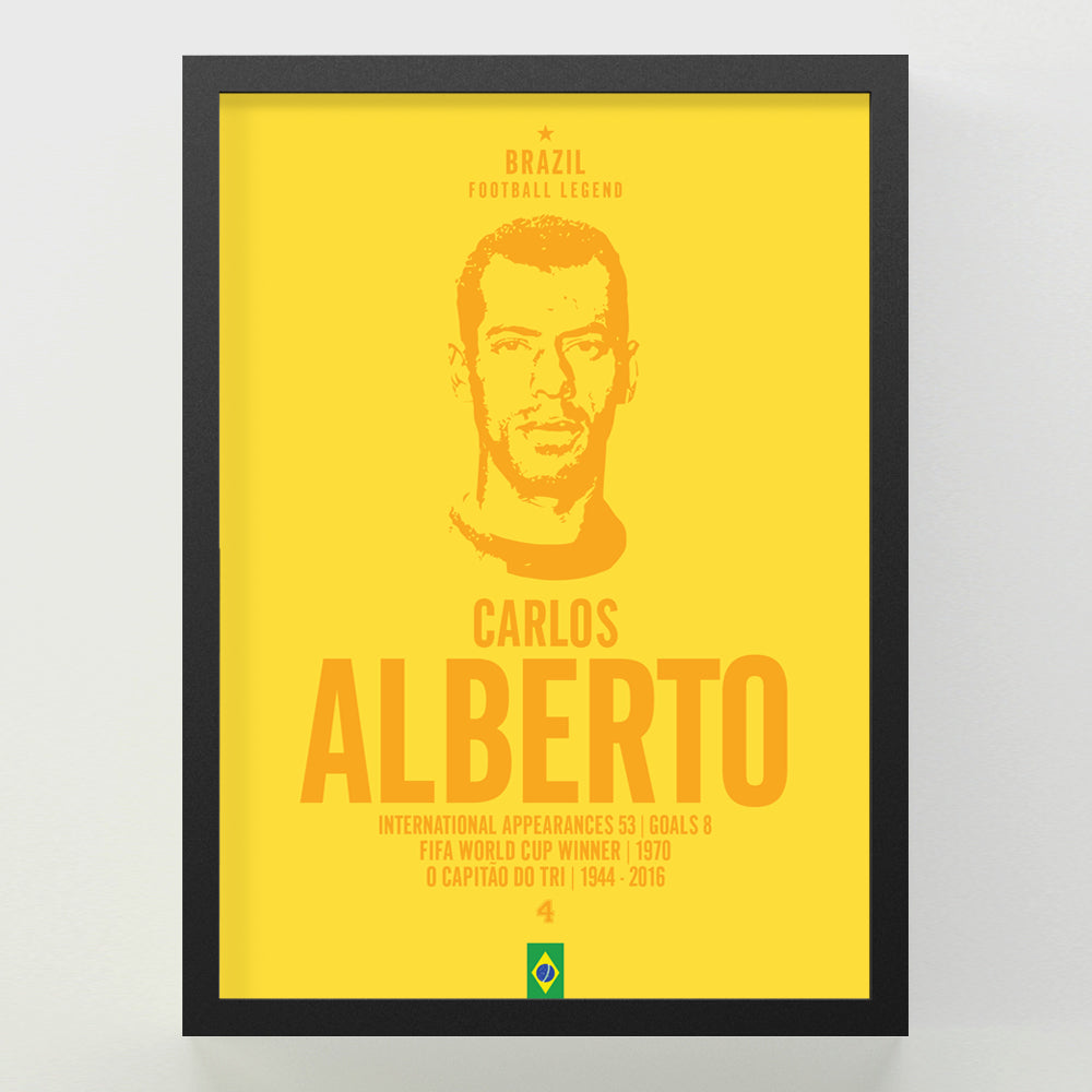 Carlos Alberto Head Poster