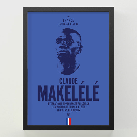 Claude Makelele Head Poster