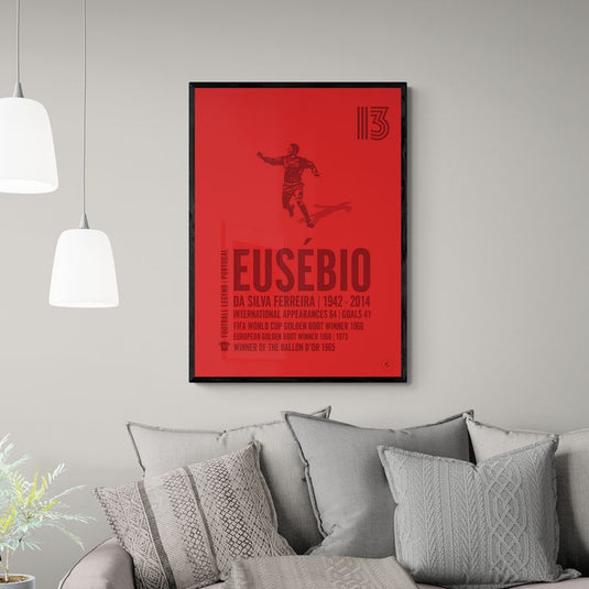 Eusebio Portugal Legend Print