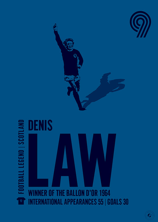 Denis Law Poster