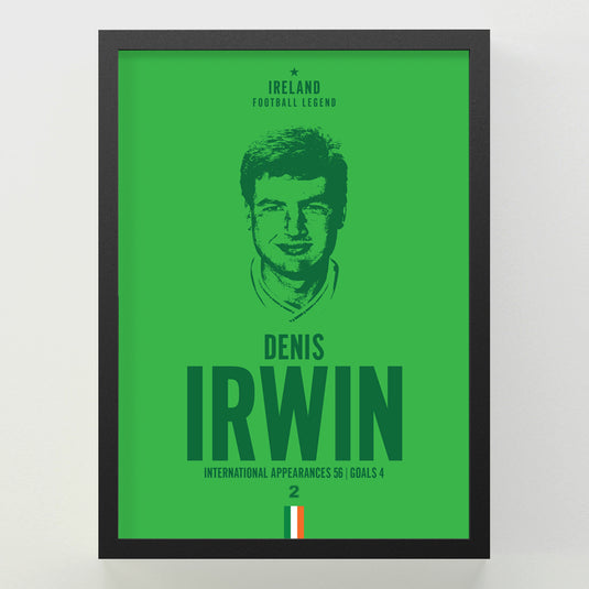 Denis Irwin Head Poster