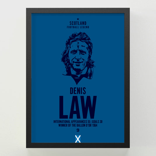 Denis Law Head Poster