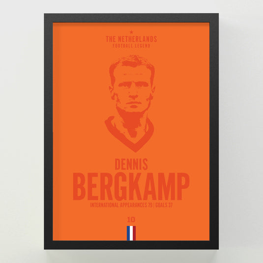 Dennis Bergkamp Head Poster