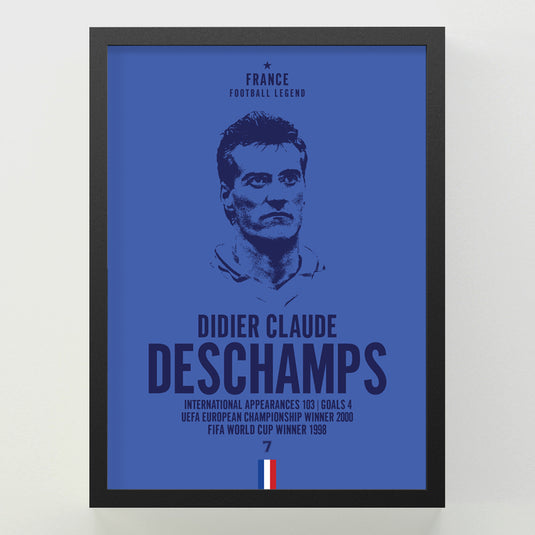 Didier Claude Deschamps Head Poster