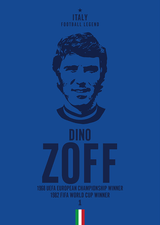 Tête de Dino Zoff Poster