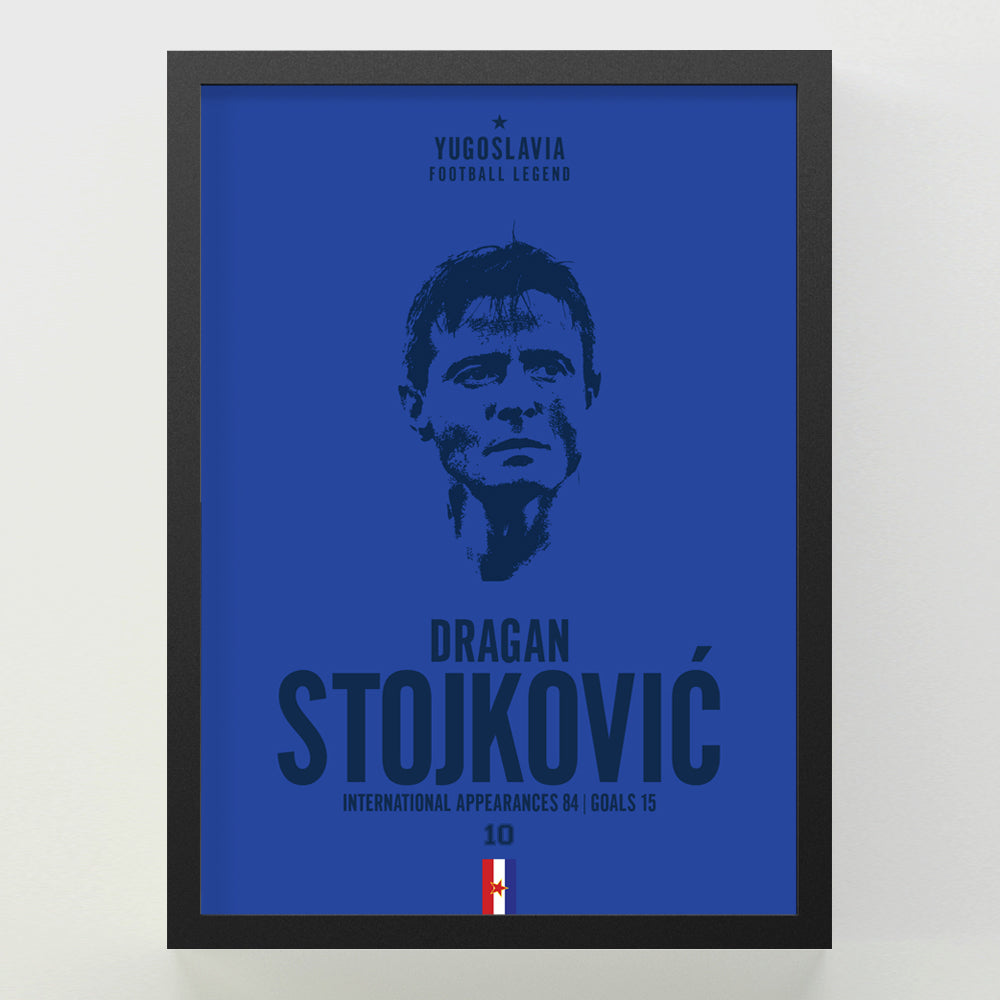 Dragan Stojkovic Head Poster