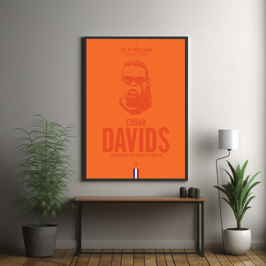 Edgar Davids Head Poster