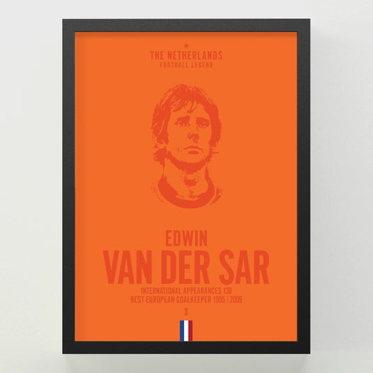 Edwin van der Sar Head Poster