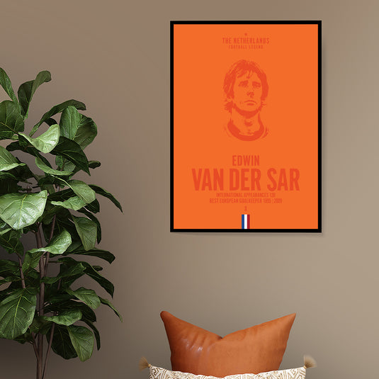 Edwin van der Sar Head Poster