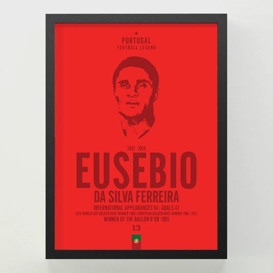 Eusebio Head Poster