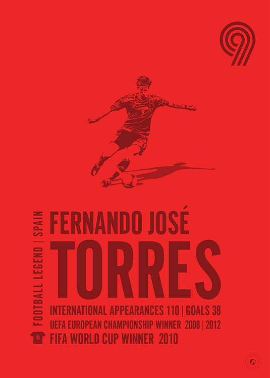 Fernando Torres Spain Legend Print