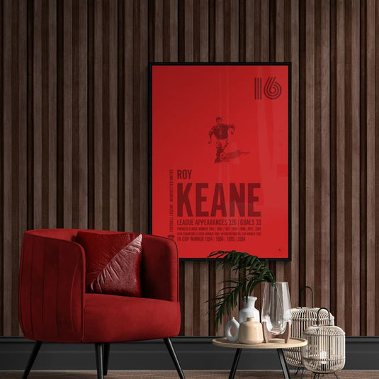 Roy Keane Manchester United Legend Print
