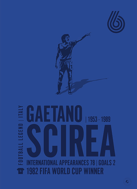 Gaetano Scirea Poster