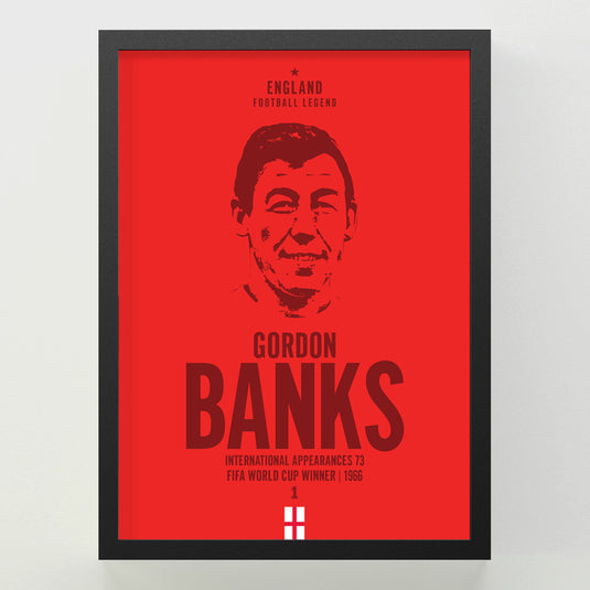 Gordon Banks Head Poster