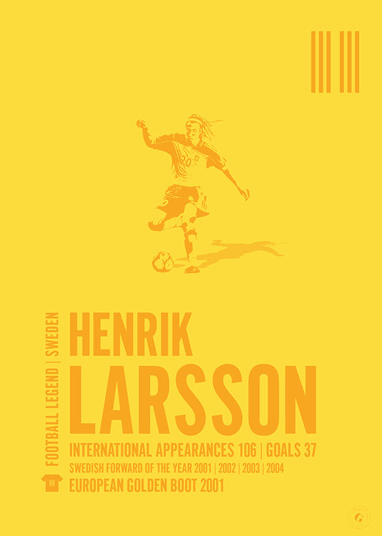 Henrik Larsson Poster