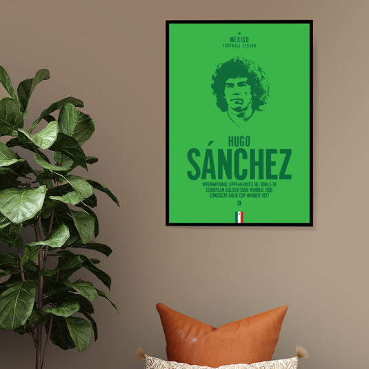 Hugo Sanchez Head Poster