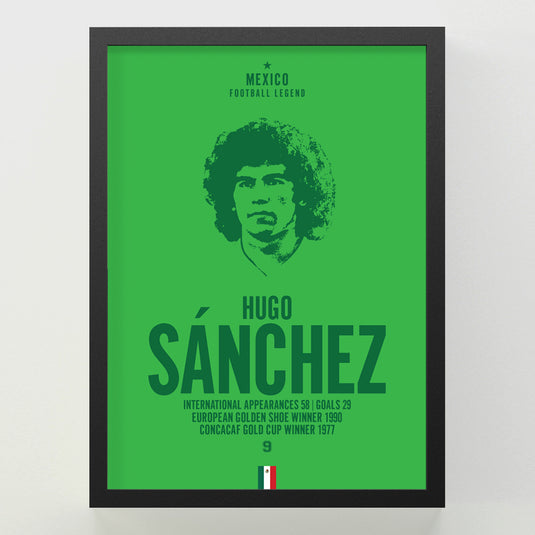 Hugo Sanchez Head Poster
