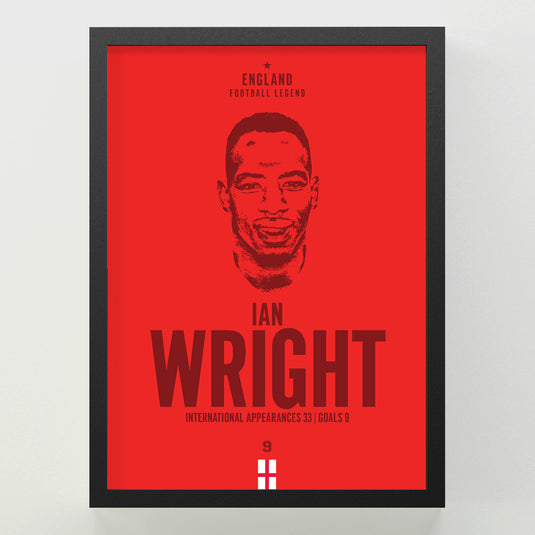 Ian Wright Head Poster