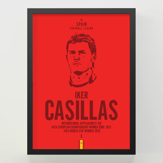 Iker Casillas Head Poster