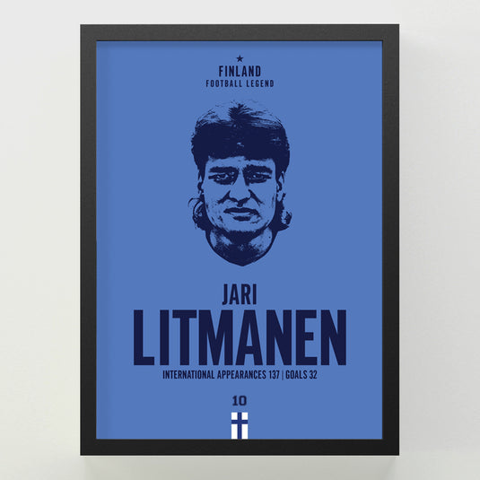 Jari Litmanen Head Poster