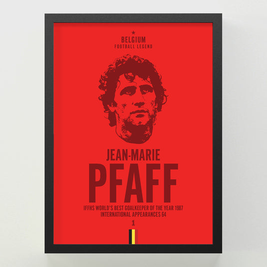 Jean-Marie Pfaff Head Poster