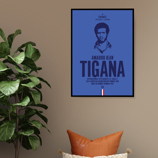 Amadou Jean Tigana Head Poster