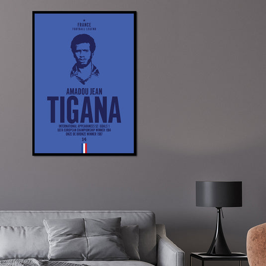 Amadou Jean Tigana Head Poster