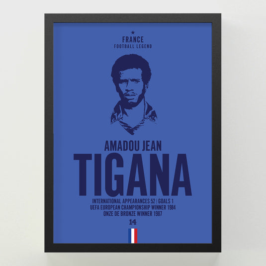 Amadou Jean Tigana Head Poster