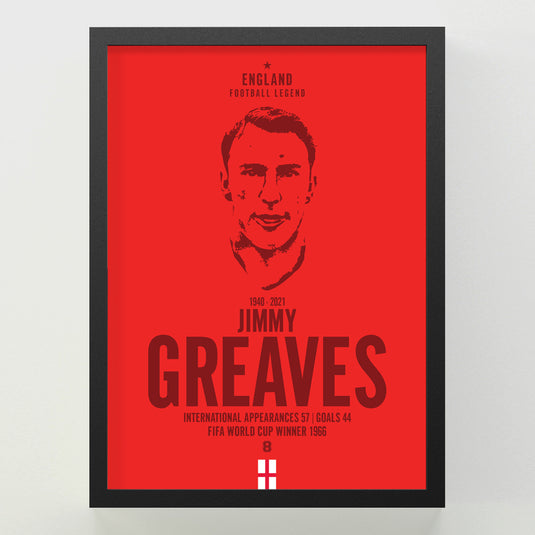 Jimmy Greaves Head Poster