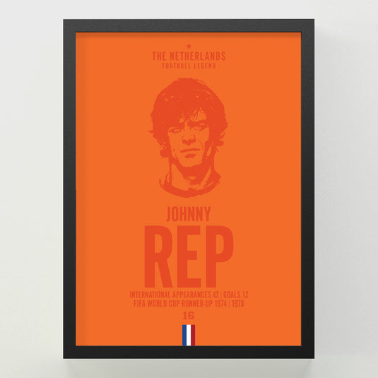 Johnny Rep Head Poster
