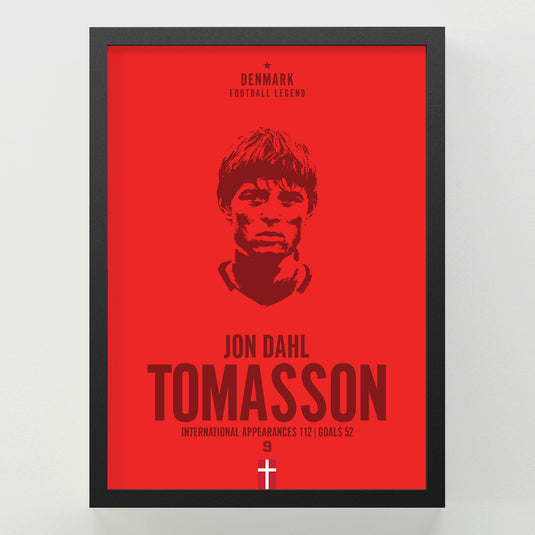 Jon Dahl Tomasson Head Poster