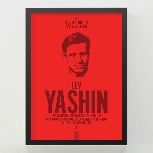 Lev Yashin Head Poster