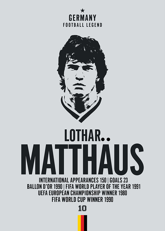 Lothar Matthaus Head Poster