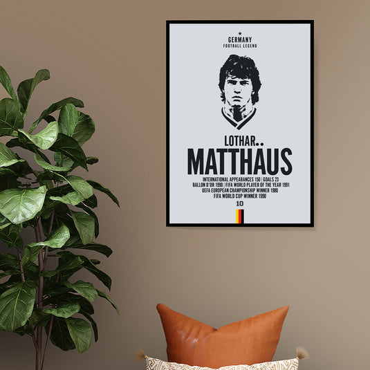 Lothar Matthaus Head Poster