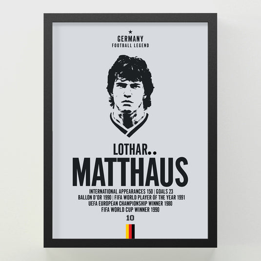 Lothar Matthaus Head Poster