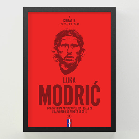 Luka Modric Head Poster