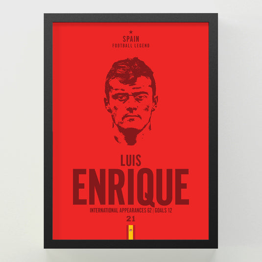 Luis Enrique Head Poster