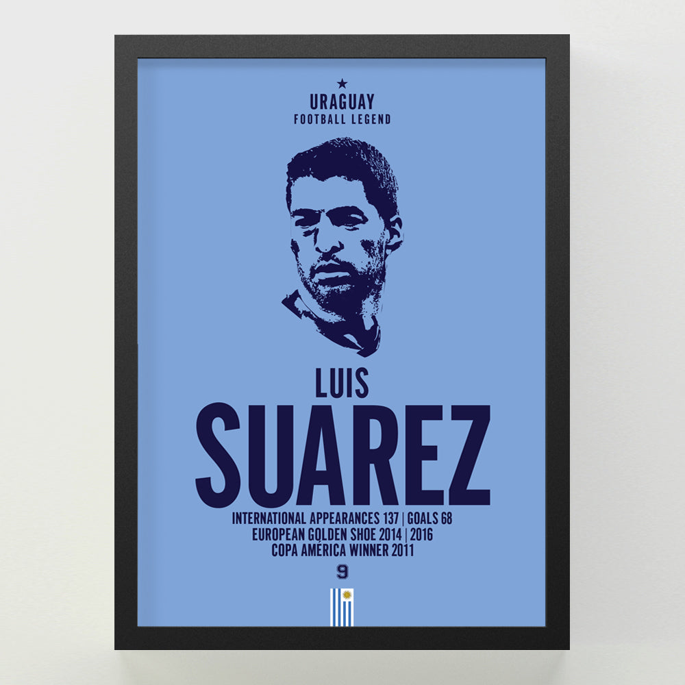 Luis Suarez Head Poster