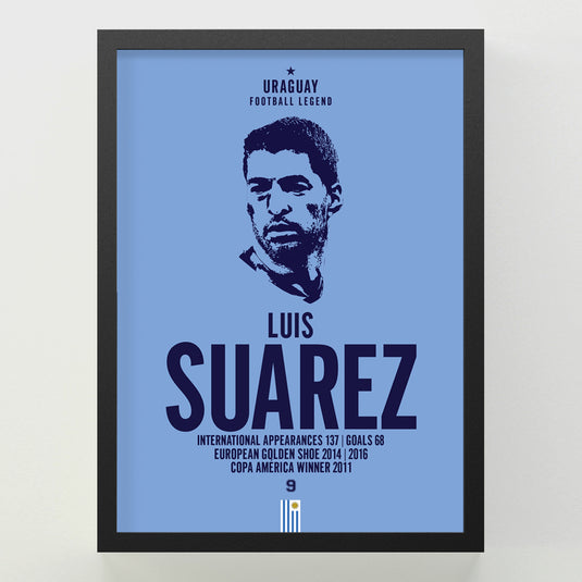Luis Suarez Head Poster