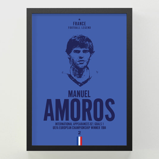Manuel Amoros Head Poster