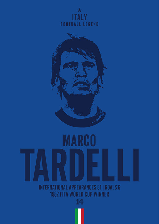 Cabeza de Marco Tardelli Póster