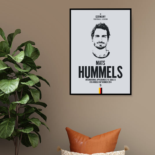 Tête de Mats Hummels Poster