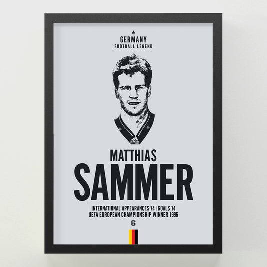 Matthias Sammer Head Poster