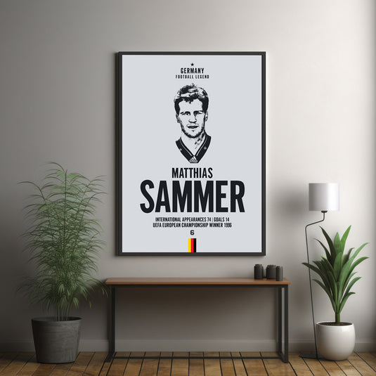 Matthias Sammer Head Poster